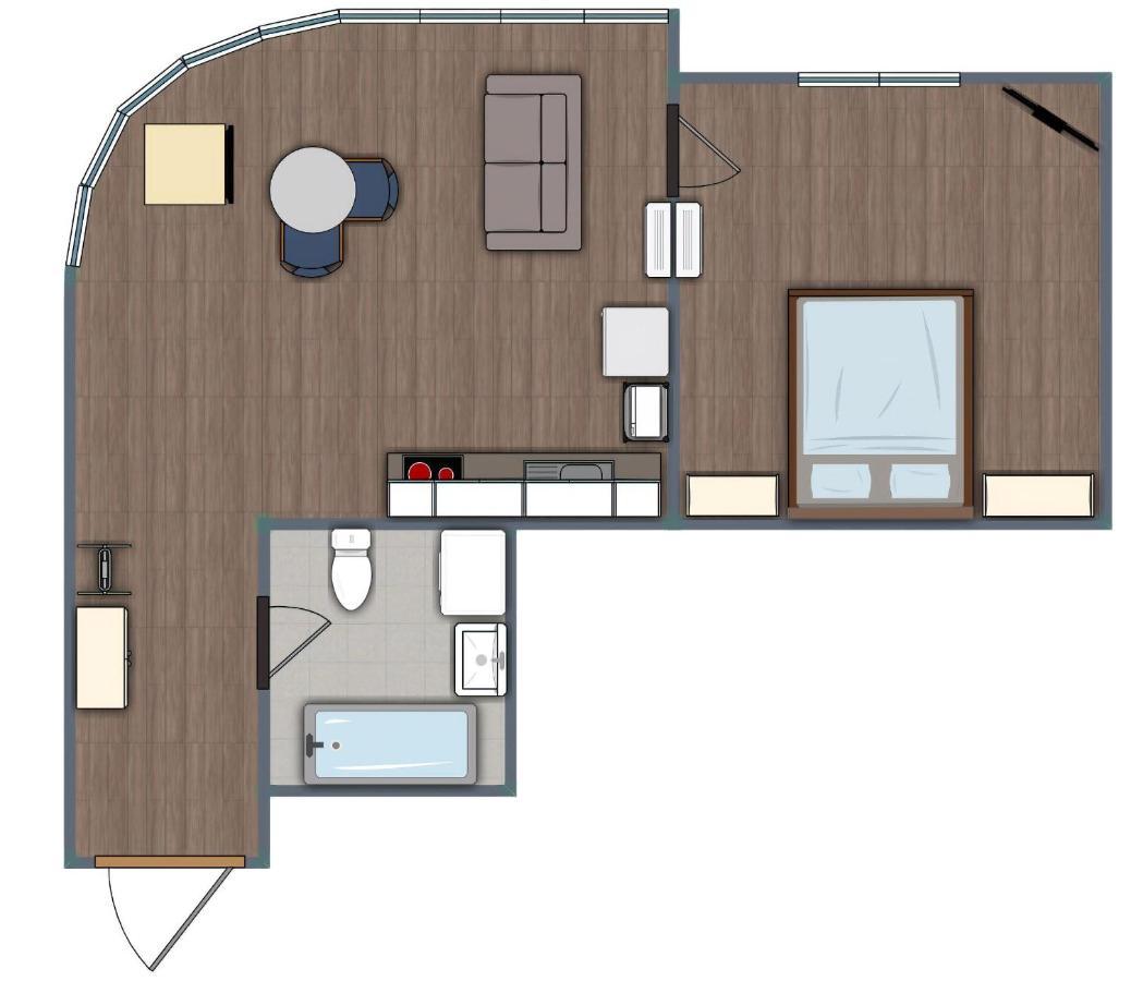 Gagarin Plaza Design Apartment Odessa Buitenkant foto